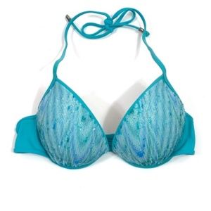 Victoria’s Secret PINK Sequin push up Bikini top